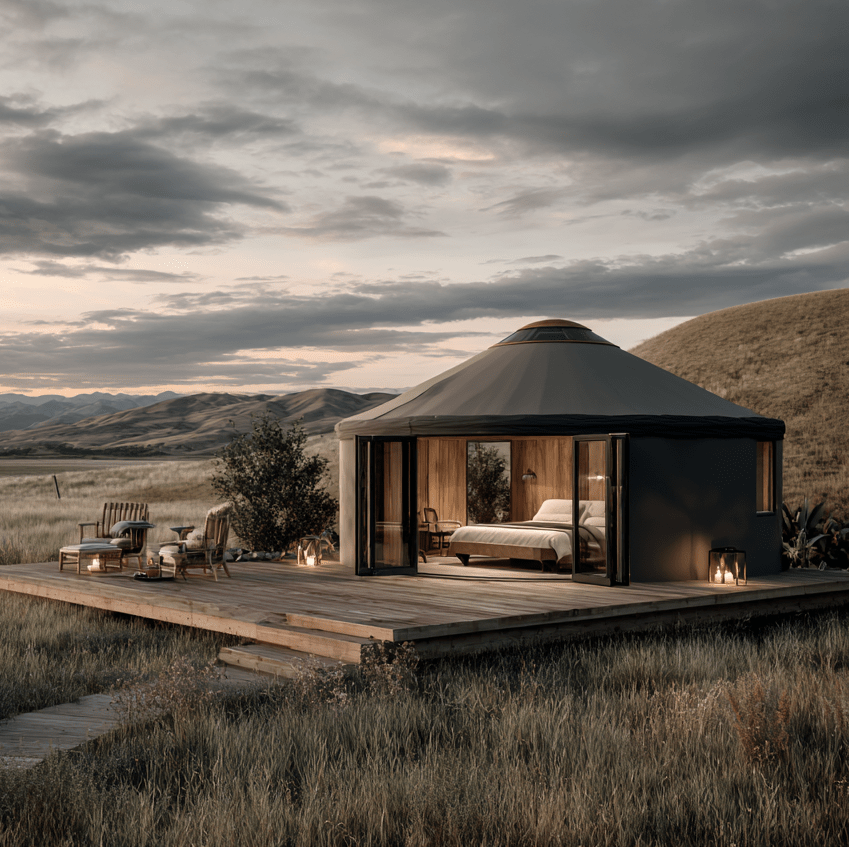 Expand Your Land with a Modern Yurt - Sky Camp Supply