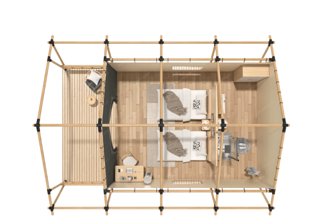 STARS SAFARI LODESTAR TENT - Sky Camp Supply
