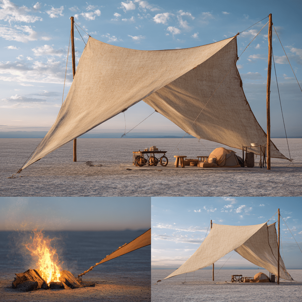 SKY CAMP FIBER SHADE SAIL - Sky Camp Supply