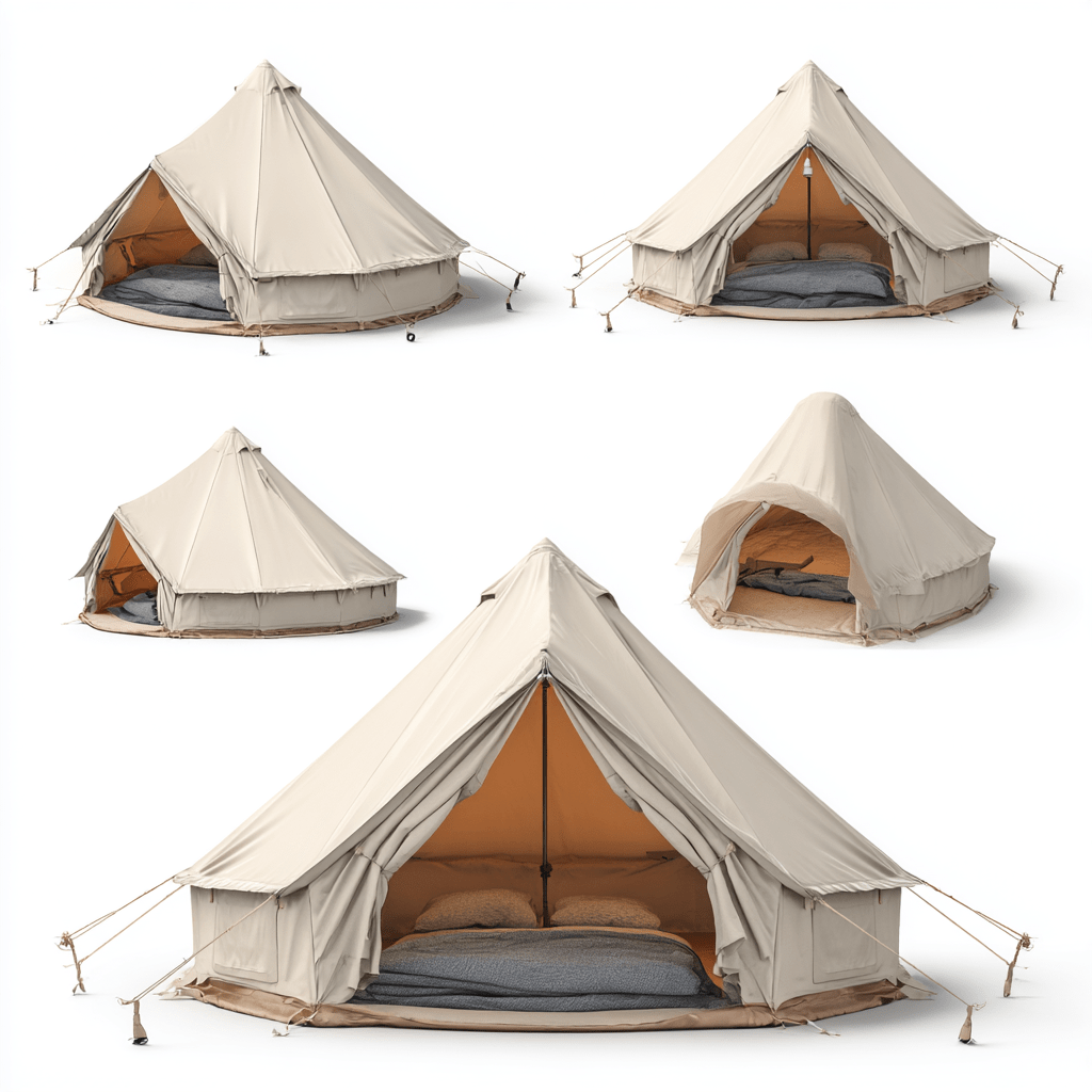 BOUTIQUE CAMPING BELL TENT - Sky Camp Supply