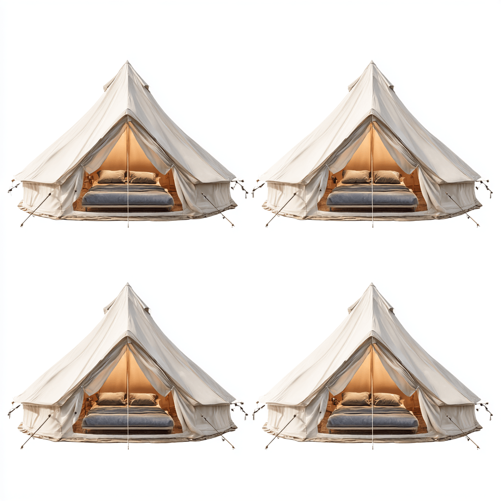 BOUTIQUE CAMPING BELL TENT - Sky Camp Supply