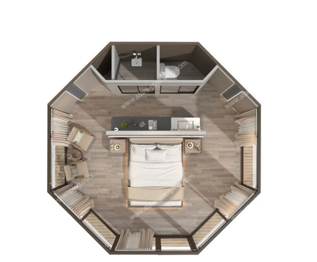 STARS GLAMPING OCTAGON LUXURY YURT TENT