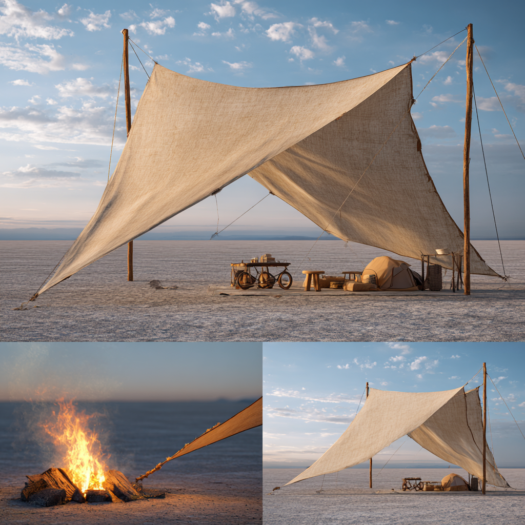 SKY CAMP SUPPLY FIBER SHADE SAIL