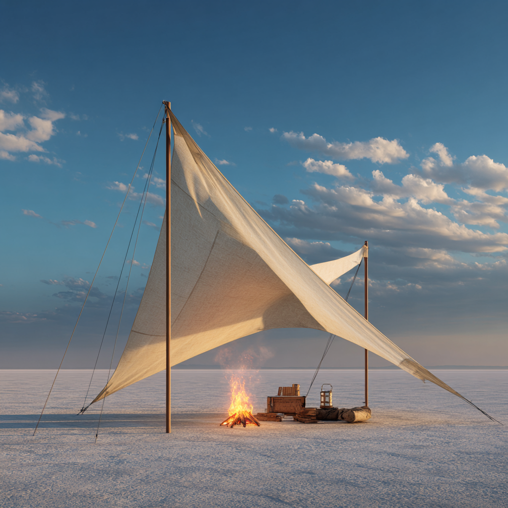 SKY CAMP SUPPLY FIBER SHADE SAIL