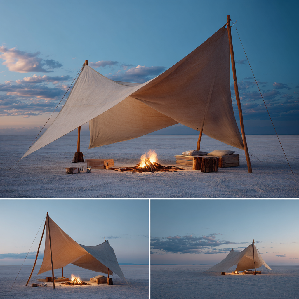 SKY CAMP SUPPLY FIBER SHADE SAIL