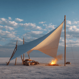 SKY CAMP FIBER SHADE SAIL - Sky Camp Supply