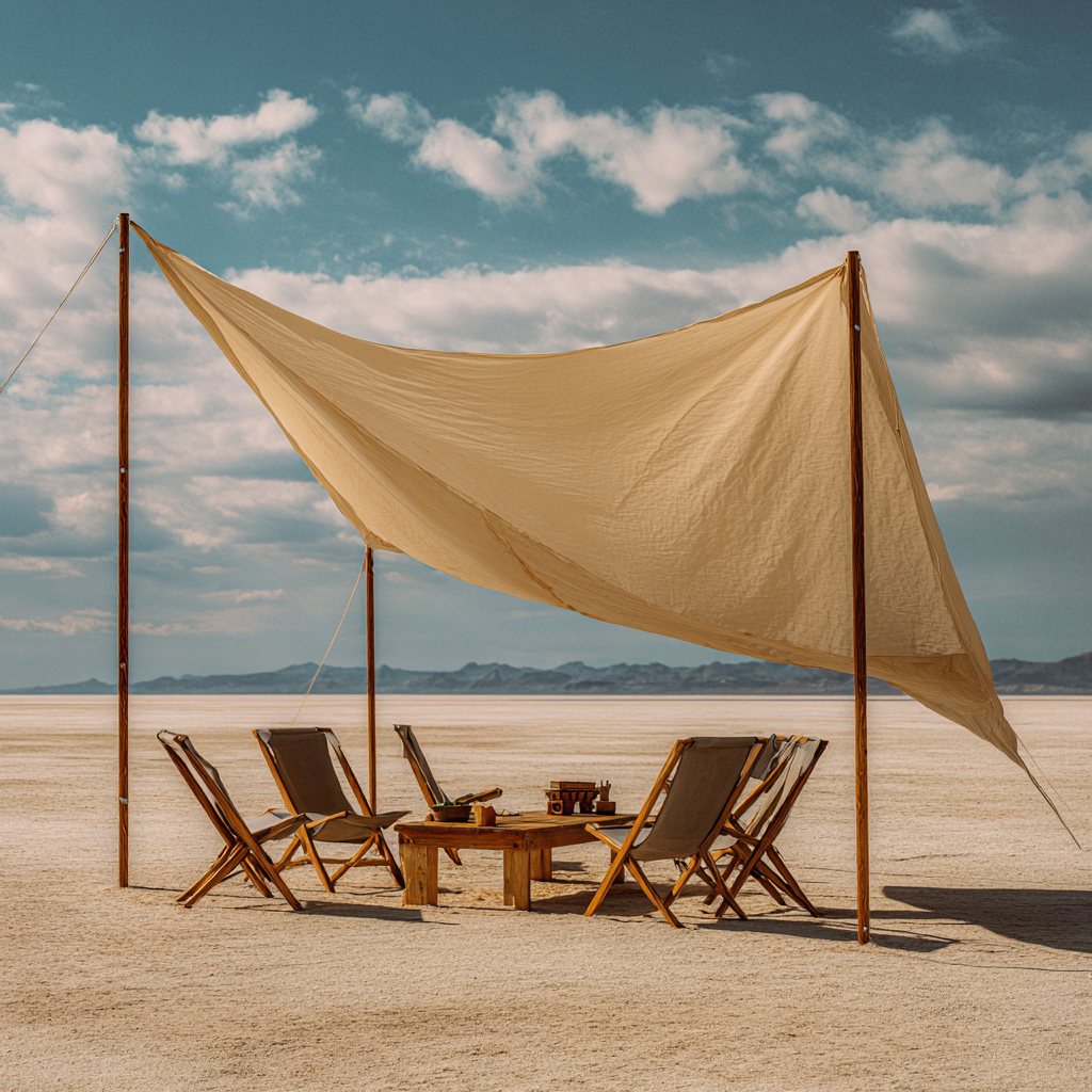 SKY CAMP SUPPLY DESERT SHADE SAIL