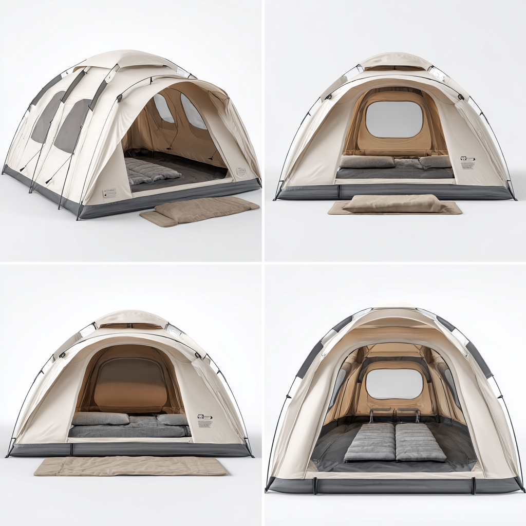 SKY CAMP SUPPLY HURRICANE INFLATABLE FAMILY CAMPING TENT