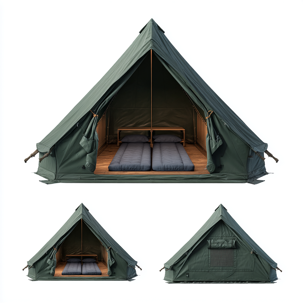 SKY CAMP SUPPLY ARIZONA CANVAS A-FRAME TENT