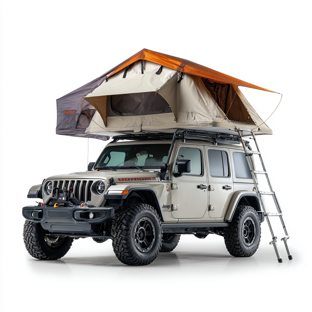 SKY CAMP SUPPLY ZION FAMILY EXTENDED SOFT SHELL ROOFTOP TENT