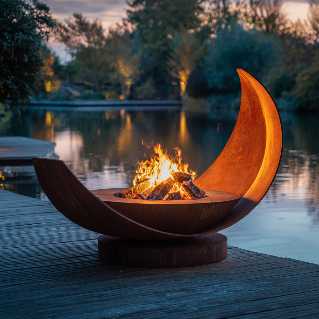 SKY CAMP SUPPLY ROUND STEEL FIRE BOWL