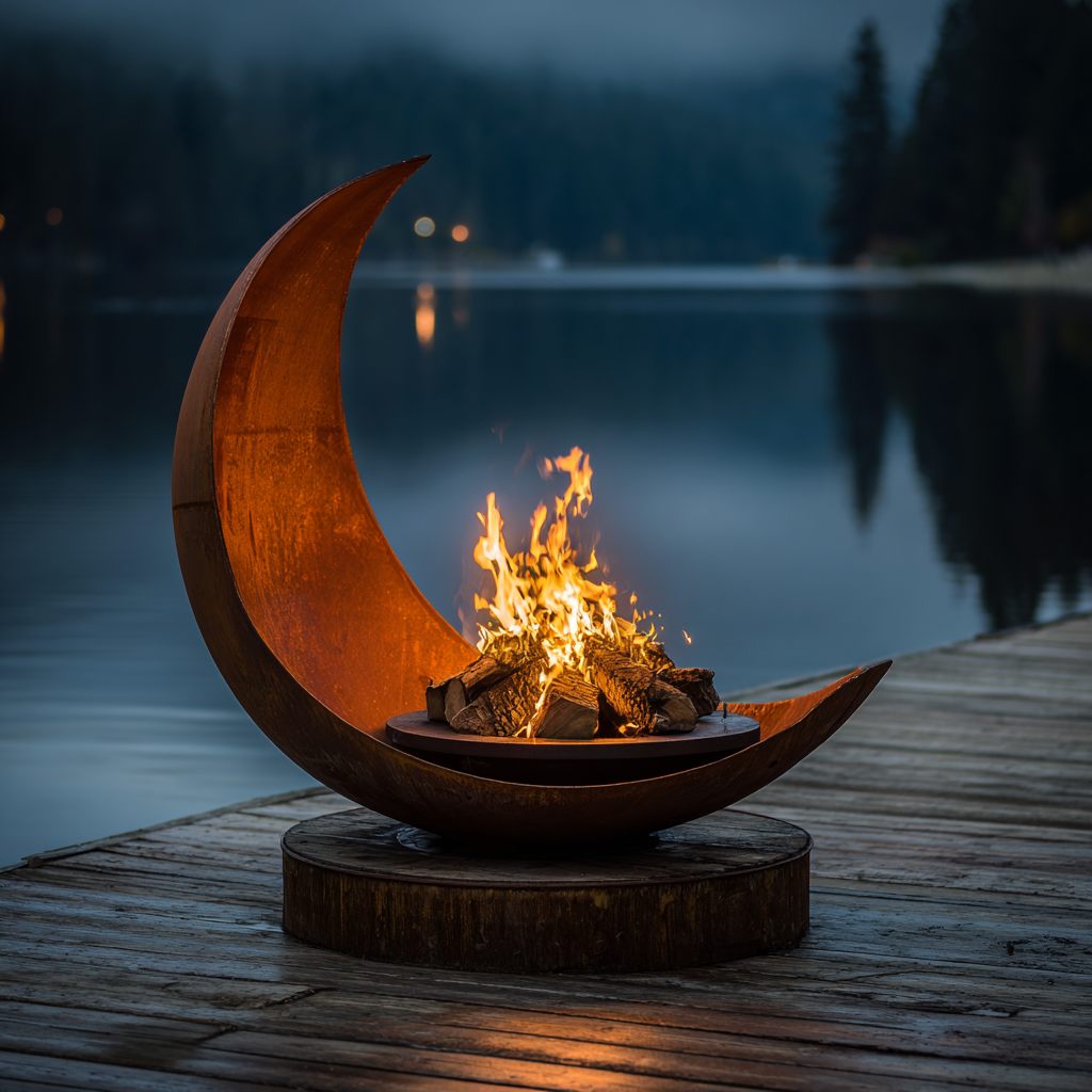 SKY CAMP SUPPLY ROUND STEEL FIRE BOWL
