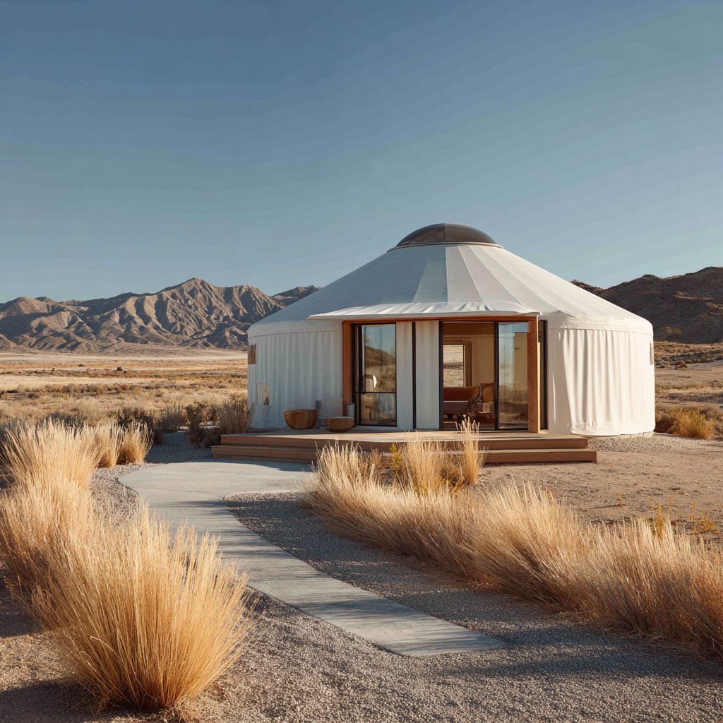 SKY CAMP SUPPLY MODERN MINIMALIST YURT