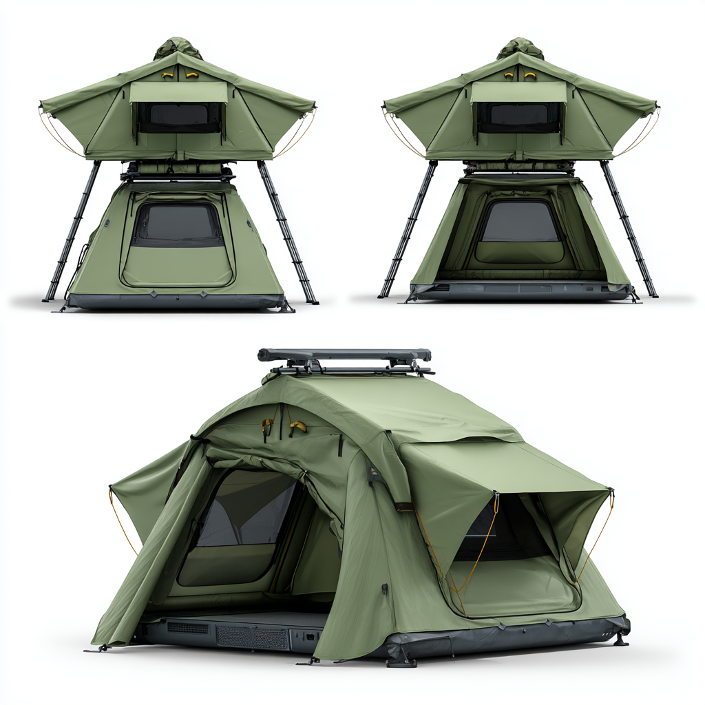 SKY CAMP SUPPLY TETON 1200 SOFT SHELL ROOFTOP TENT