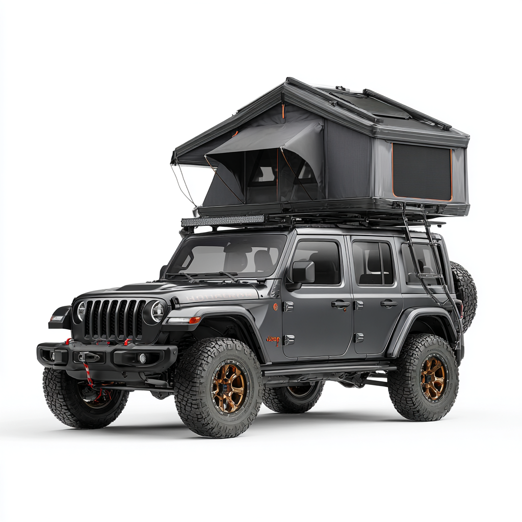 SKY CAMP SUPPLY TAHOE 180 HARD SHELL ROOFTOP TENT